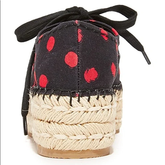 $250 NEW Alice + Olivia Rory Platform Polka Dot Sneakers Size 10
